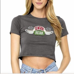 Friends TV Central Perk Crop Top T Shirt